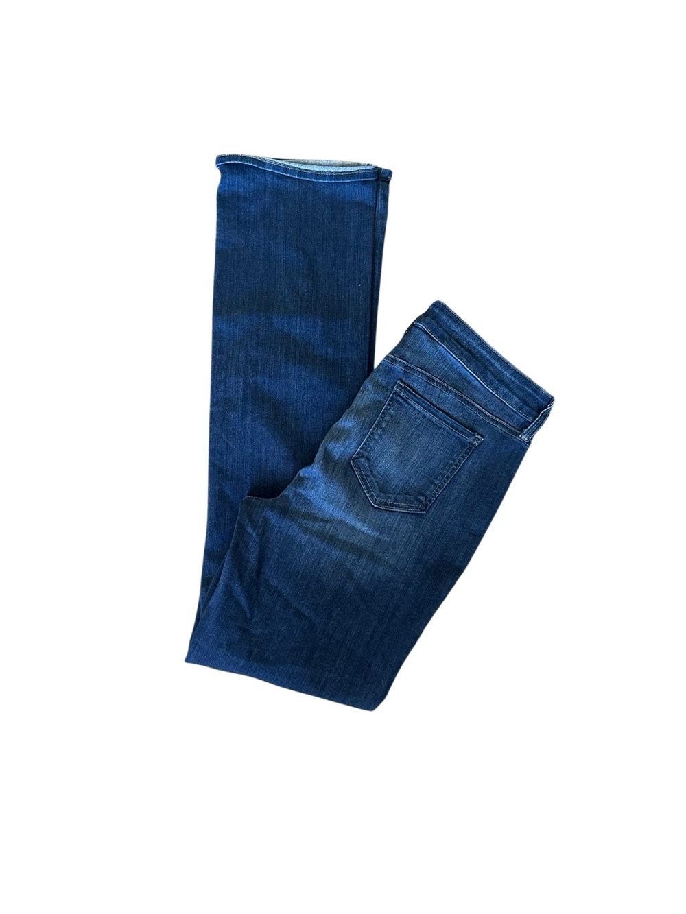 NYDJ Marilyn Straight Dark Wash Jeans. Extra Tall. Size 12 - Picture 9 of 11